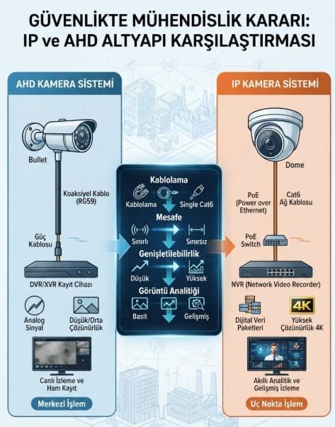 IP Kamera vs AHD Kamera Karşılaştırması
