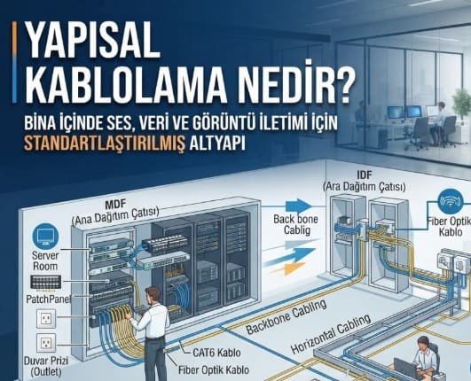 Yapısal Kablolama Nedir - Cat6 Network Kablolama ve Patch Panel Montajı - Bozüyük Güvenlik