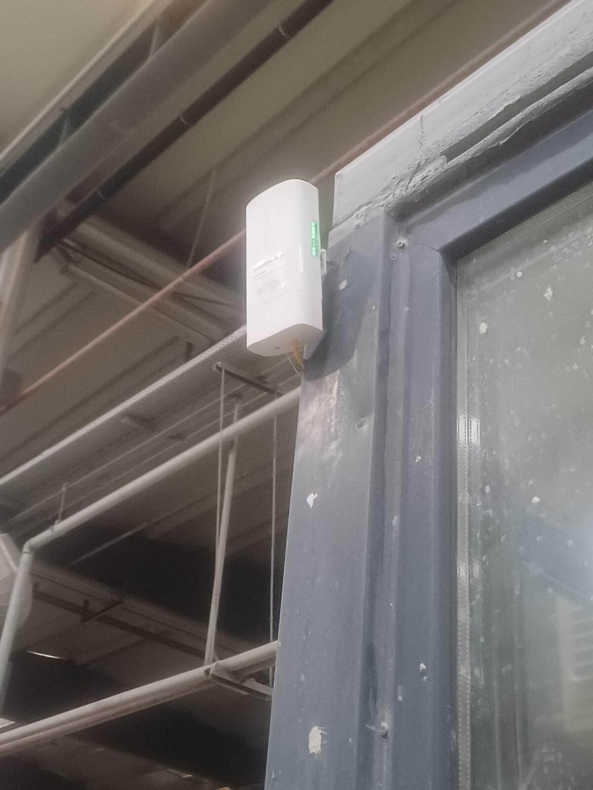Point-to-Point Outdoor Access Point Kurulum Detayı - Bozüyük Güvenlik