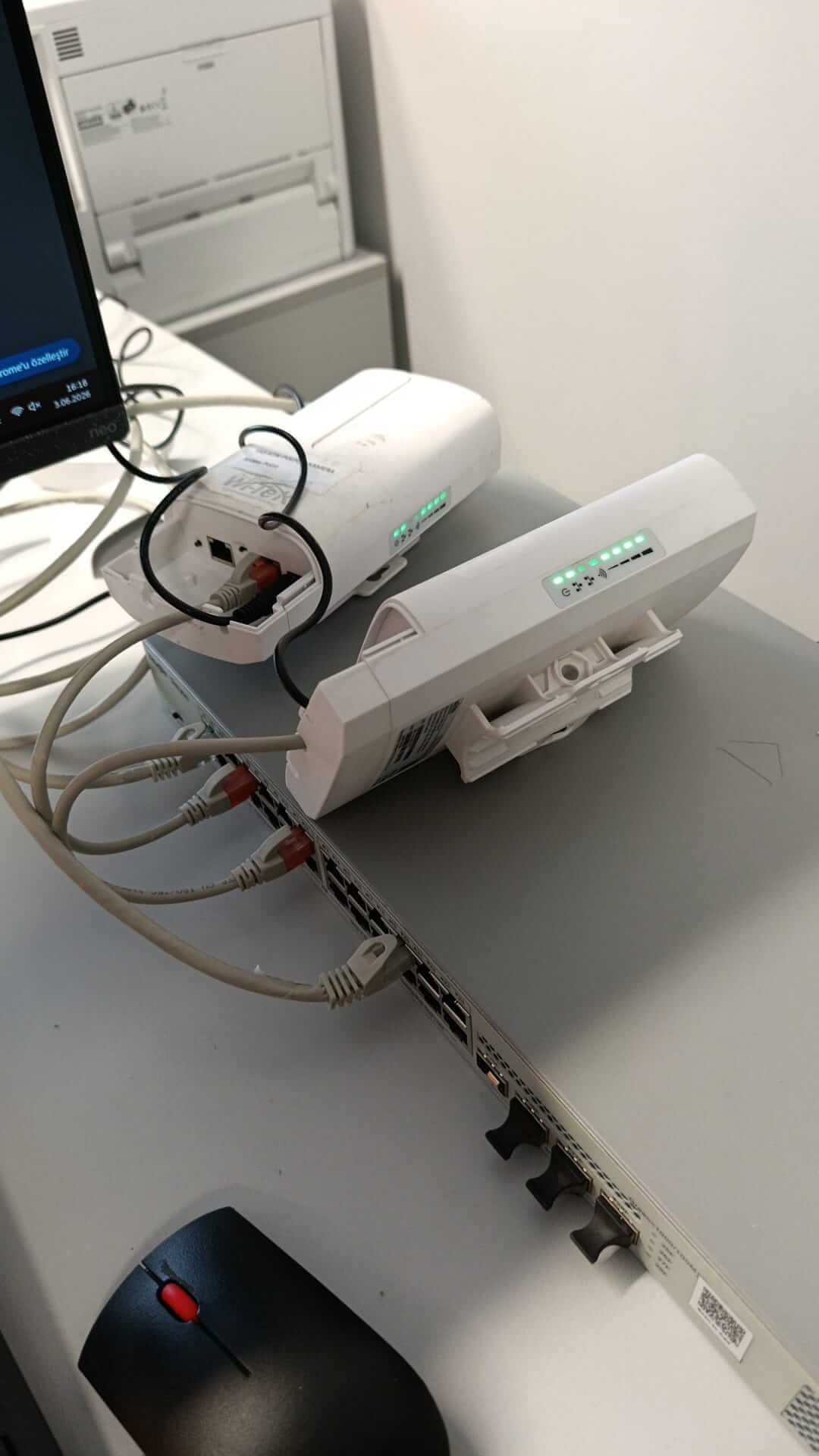 Dış Ortam Access Point Noktadan Noktaya (Point-to-Point / PtP - CPE) Ön Yapılandırma ve Eşleştirme Çalışması