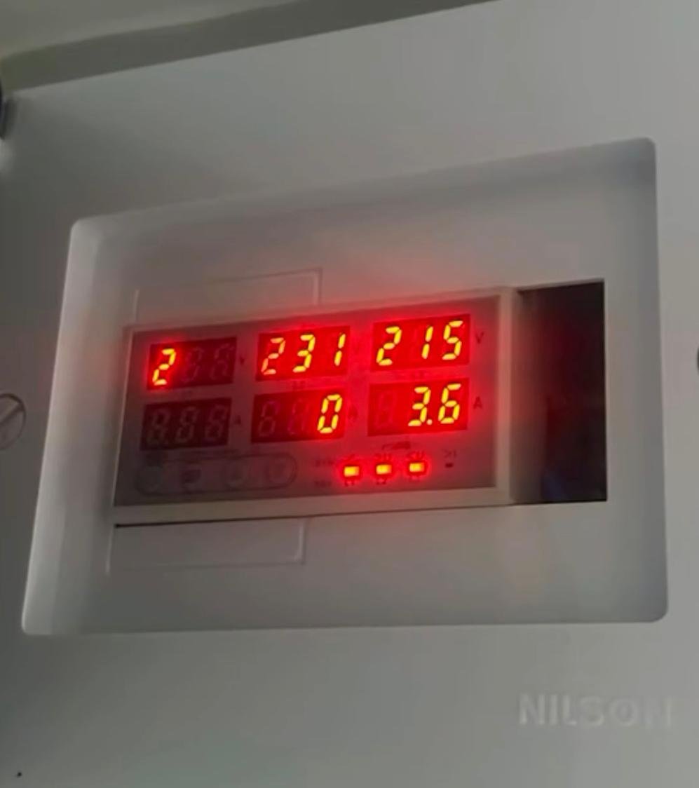 Pano Tipi 3 Fazlı Dijital Ölçü Aleti Montajı